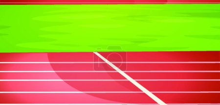 Illustration for Track lanes, graphic vector illustration - Royalty Free Image