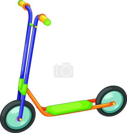 Téléchargez les illustrations : Illustration vectorielle icône scooter - en licence libre de droit