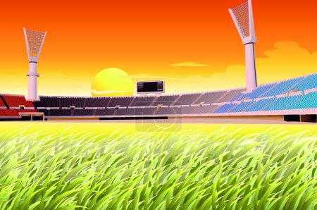 Illustration for Illustration of the Stadium - Royalty Free Image