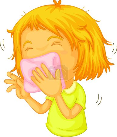 Ilustración de Ilustración del estornudo - Imagen libre de derechos