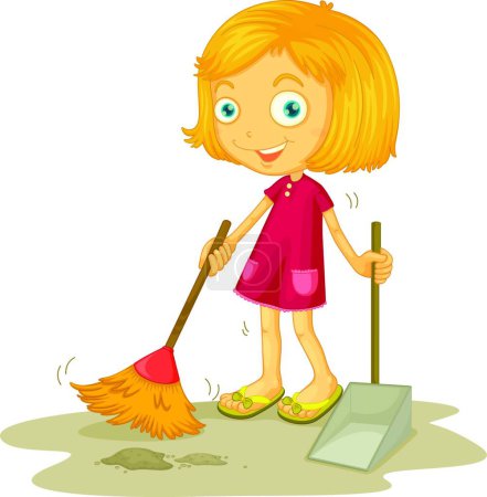 Illustration for Illustration of the Cleaning - Royalty Free Image