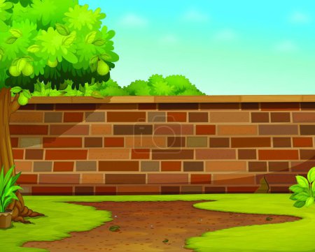 Illustration for Illustration of the wall - Royalty Free Image