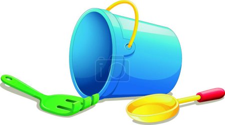 Illustration for Various objects, graphic vector illustration - Royalty Free Image