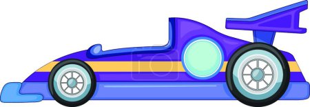 Illustration for "a purple car"  vector illustration - Royalty Free Image