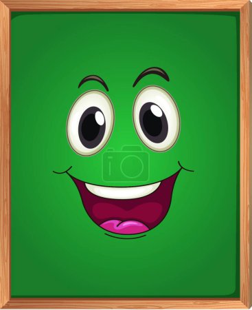 Illustration for Illustration of the green board - Royalty Free Image