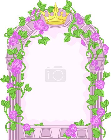 Illustration for Fairy Tale Frame, vector illustration simple design - Royalty Free Image