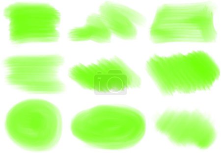 Ilustración de Texturas y patrones verdes, ilustración vectorial diseño simple - Imagen libre de derechos