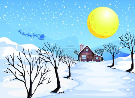 Illustration for Christmas Season, vector illustration simple design - Royalty Free Image