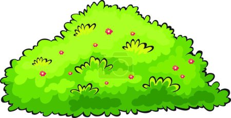Ilustración de Ilustración del arbusto verde - Imagen libre de derechos