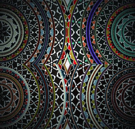 Illustration for Abstract Ancient Background Pattern - Royalty Free Image