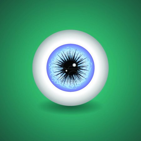 Illustration for Illustration of the blue eye - Royalty Free Image