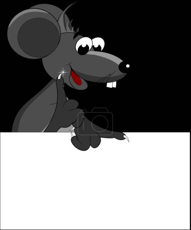 Illustration for Rat, vector illustration simple design - Royalty Free Image