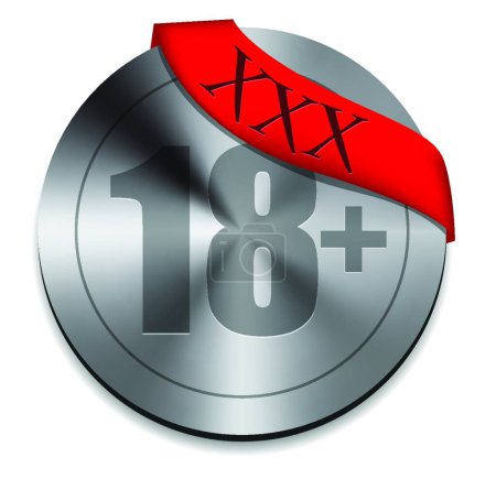 Téléchargez les illustrations : "XXX icône bouton "illustration vectorielle - en licence libre de droit