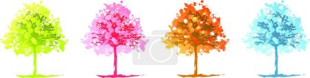 Illustration for Illustration of the Seasons - Royalty Free Image