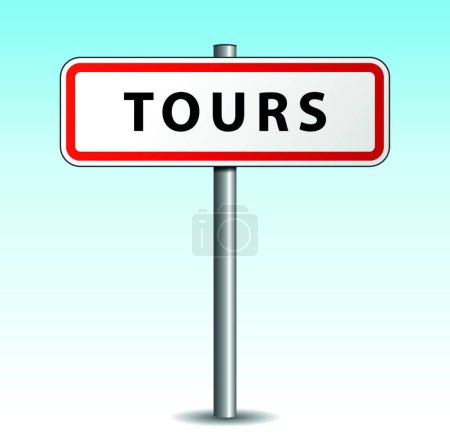 Illustration for Vector tours signpost design - Royalty Free Image