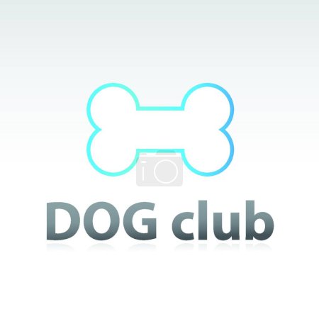 Illustration for Dog-club vector illustration - Royalty Free Image