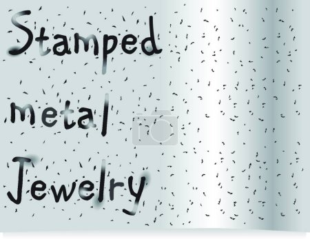 Téléchargez les illustrations : Illustration vectorielle de bijoux en métal estampillé - en licence libre de droit