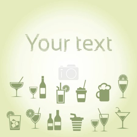 Ilustración de Alcohol, ilustración vectorial colorida - Imagen libre de derechos