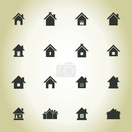 Illustration for House an icon, simple vector illustration - Royalty Free Image