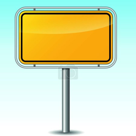 Illustration for Illustration of the Vector German road sign - Royalty Free Image