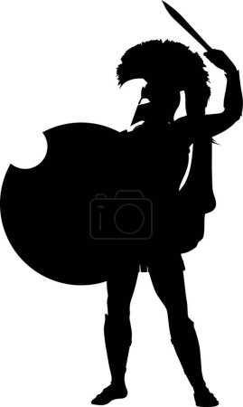Illustration for Illustration of the Spartan. Warriors Theme - Royalty Free Image