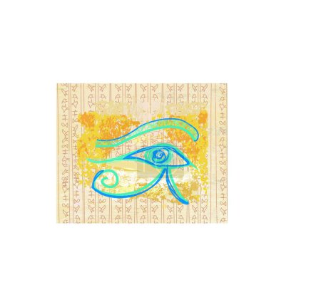 Illustration for Illustration of the eye of Horus - Royalty Free Image