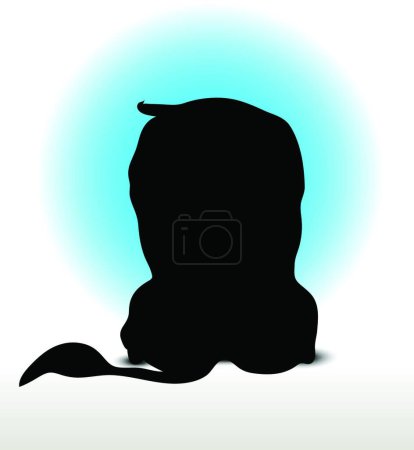 Illustration for Illustration of the Bull Silhouette - Royalty Free Image