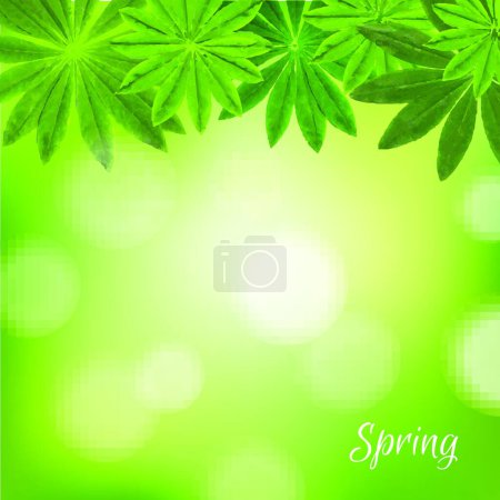 Illustration for Illustration of the Spring Poster - Royalty Free Image