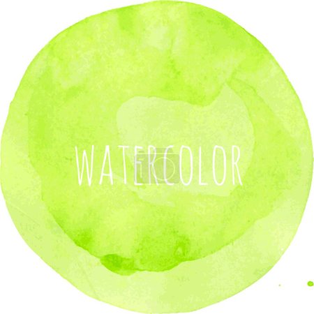 Illustration for Illustration of the Watercolor Blob - Royalty Free Image