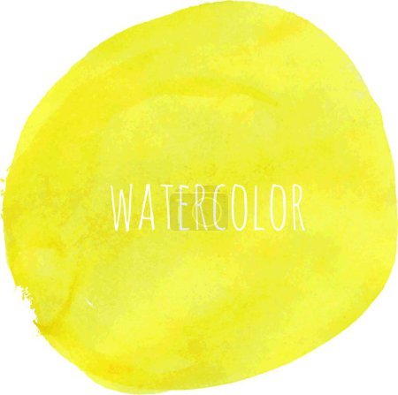 Illustration for Illustration of the Pastel Watercolor Blob - Royalty Free Image