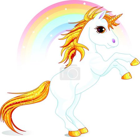 Illustration for Illustration of the Unicorn - Royalty Free Image