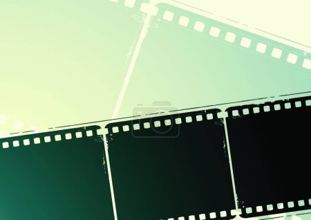 Ilustración de Ilustración del marco de la película Grunge - Imagen libre de derechos