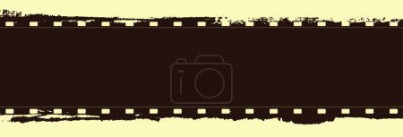 Illustration for Illustration of the Grunge film frame - Royalty Free Image