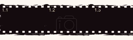 Ilustración de Ilustración del marco de la película Grunge - Imagen libre de derechos