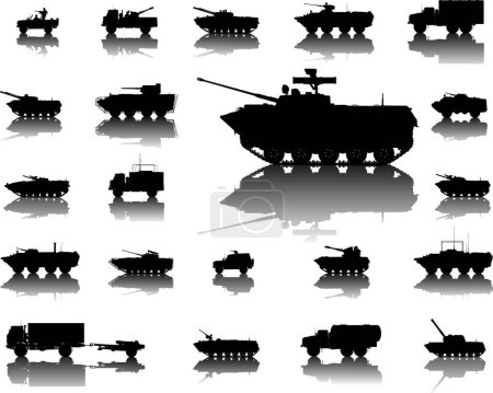 Ilustración de Icono de transporte de armas, ilustración vectorial - Imagen libre de derechos