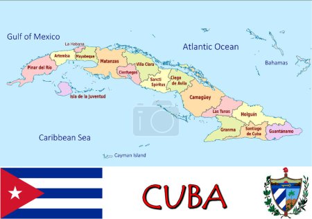 Téléchargez les illustrations : Illustration des divisions cubaines - en licence libre de droit