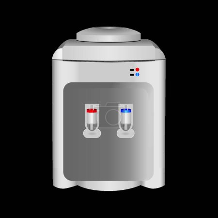 Illustration for Water Dispenser  vector illustration - Royalty Free Image