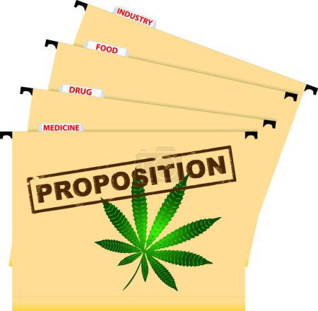 Ilustración de Ilustración del consumo de cannabis - Imagen libre de derechos