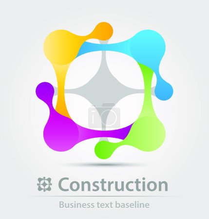 Téléchargez les illustrations : Illustration de l'icône de la construction - en licence libre de droit
