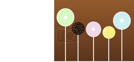 Illustration for Lollipops icon, vector illustration simple design - Royalty Free Image