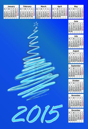 Illustration for Calendar icon vector illustration - Royalty Free Image