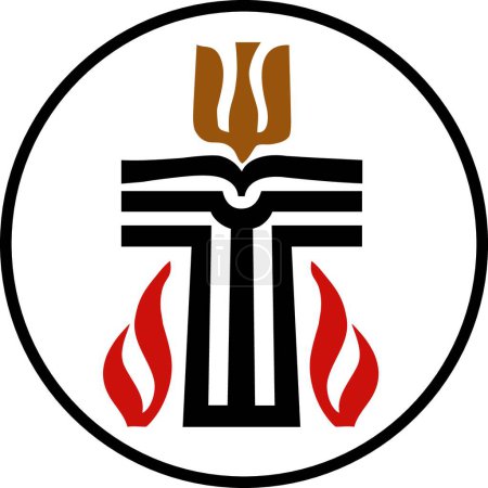 Téléchargez les illustrations : "Symbole de la religion presbytérienne "illustration vectorielle - en licence libre de droit