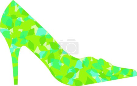 Ilustración de "estilete con hojas verdes" - Imagen libre de derechos