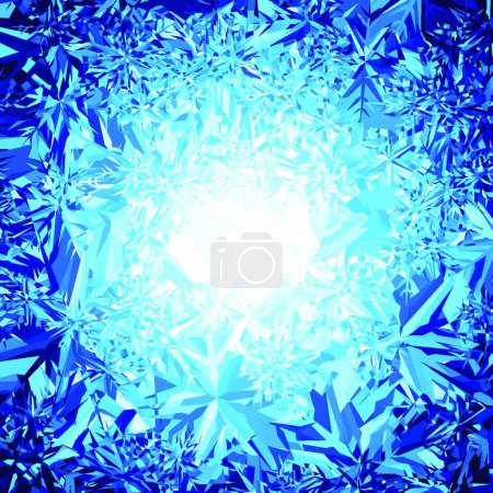 Illustration for Winter  background, vector illustration - Royalty Free Image
