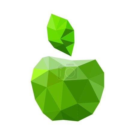Téléchargez les illustrations : "icône pomme - illustration vectorielle" - en licence libre de droit
