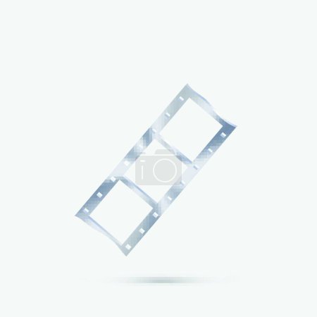 Illustration for Film sign icon vector illustration - Royalty Free Image