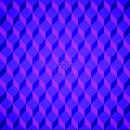 Illustration for The Illustration of Vector isometric pattern - Royalty Free Image