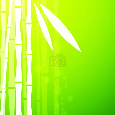 Illustration for "Bamboo Green Background" flat icon, vector illustration - Royalty Free Image