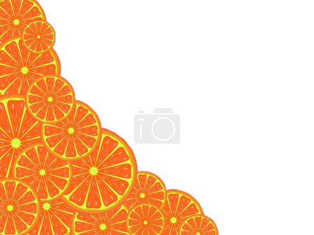Ilustración de "Patrón naranja "icono plano, ilustración vectorial - Imagen libre de derechos
