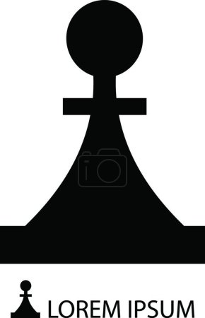 Ilustración de Pieza negra, ilustración vectorial - Imagen libre de derechos